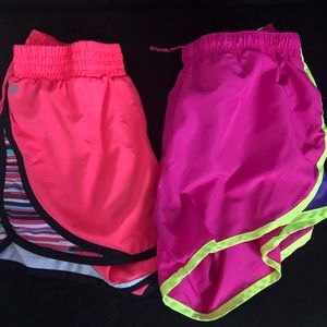 Two pairs of running shorts